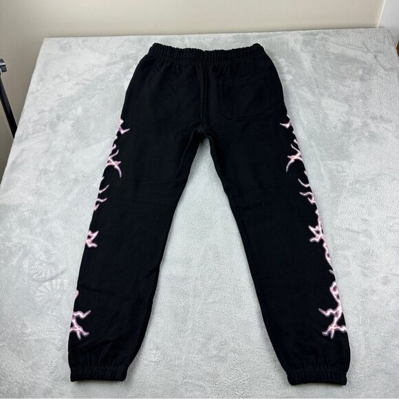 Vlone x Never Broke Again Black 100% Cotton Sweatpants Made in USA Men's Size S - Picture 9 of 10